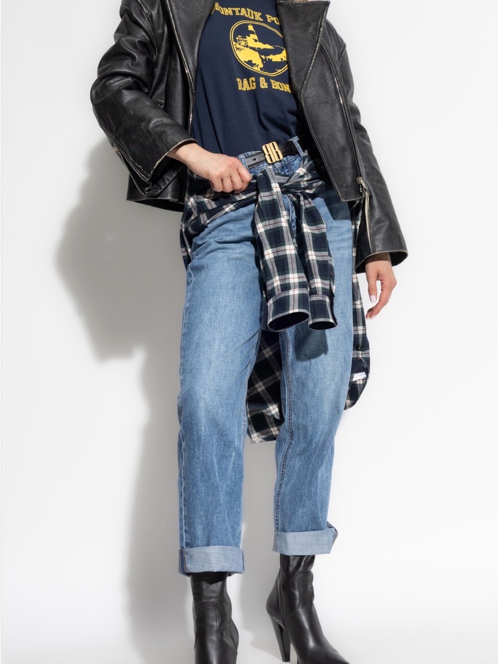 rag & bone dre low-rise baggy boyfriend in orian